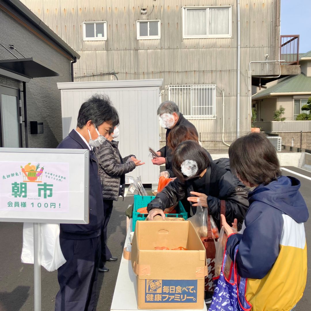 3/14朝市の写真